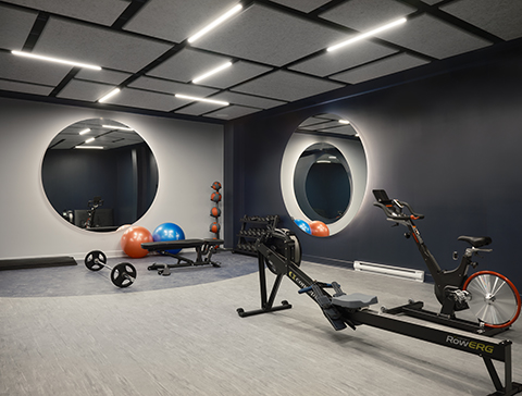 Gym de l'hôtel Quartier des marinas